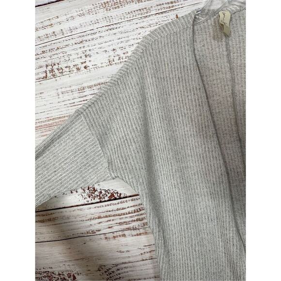 Stitch Fix Allison Joy Women's Open Front Tight Knit Cardigan Sweater Gray Small - Picture 5 of 11